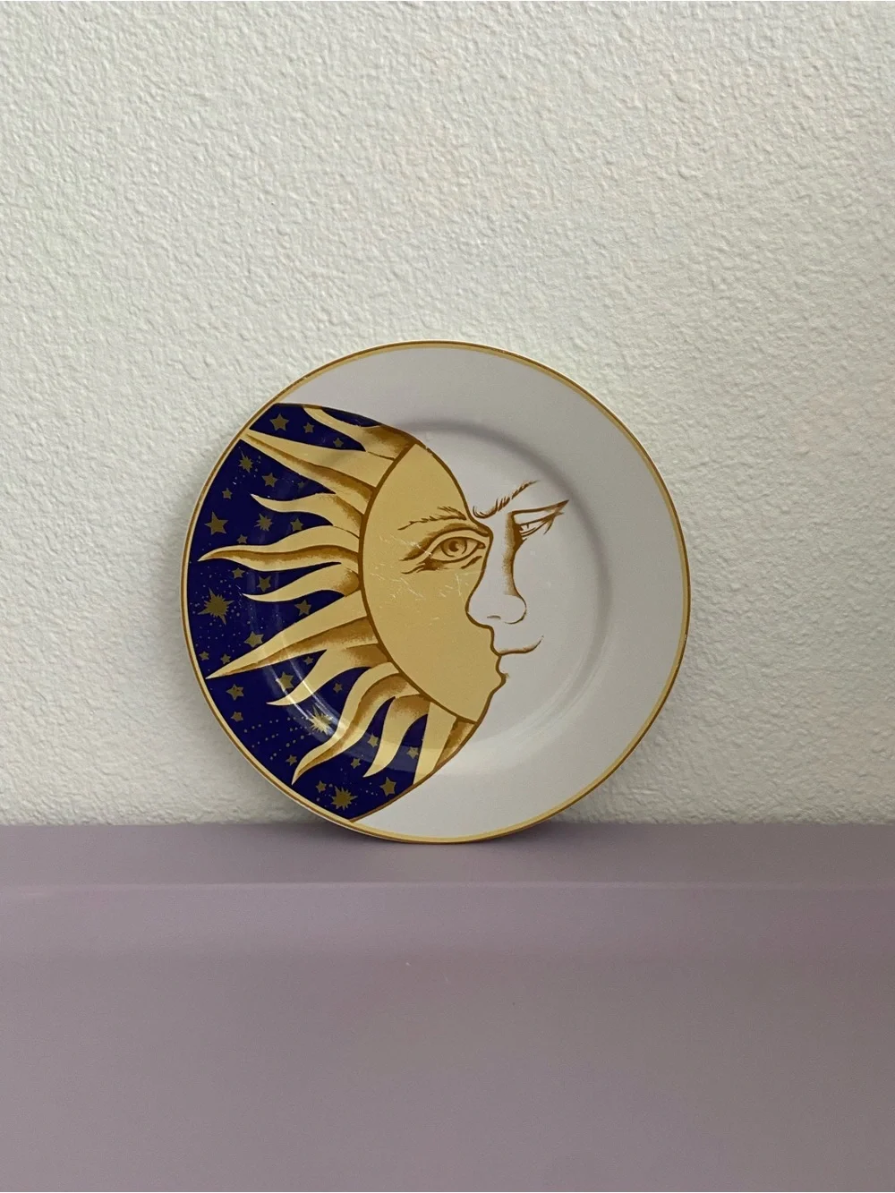 Vintage 1993 Vitromaster Galaxy Celestial salad plate